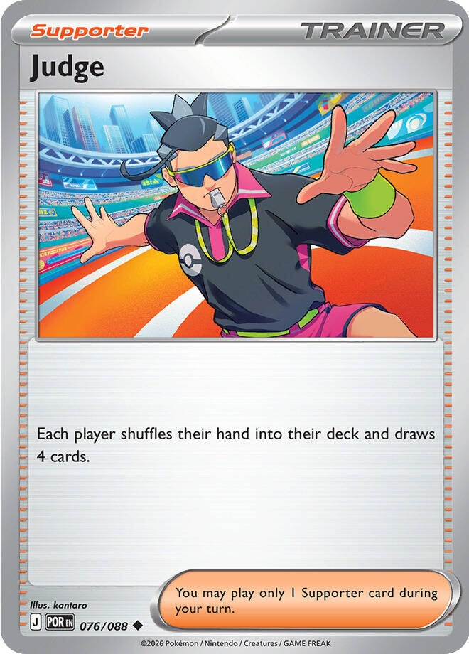 Judge (076/088) (Reverse Holofoil) (ME03: Perfect Order)